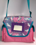 Suction Machine Carrying Case - Unicorn (Pink & Teal/Pink)