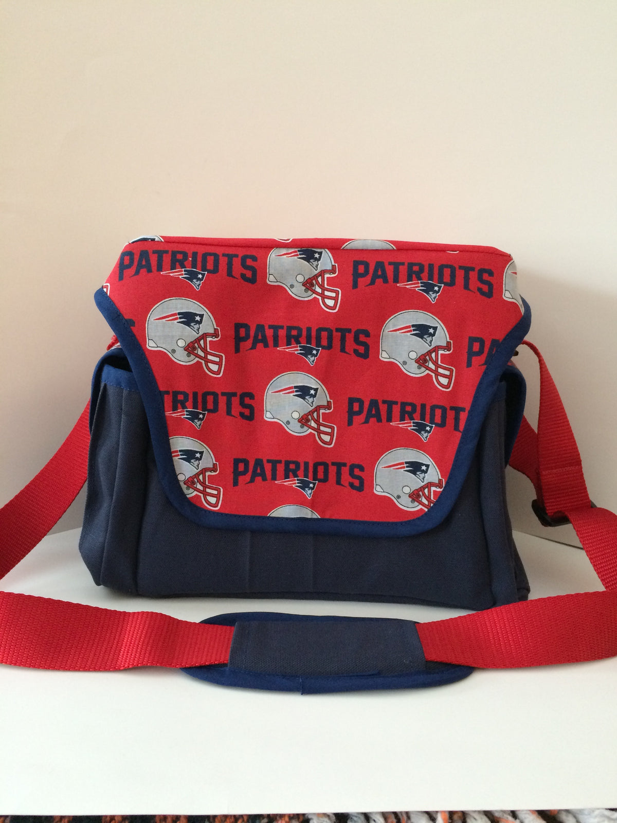 Suction Machine Carrying Case - NE Patriots (red)