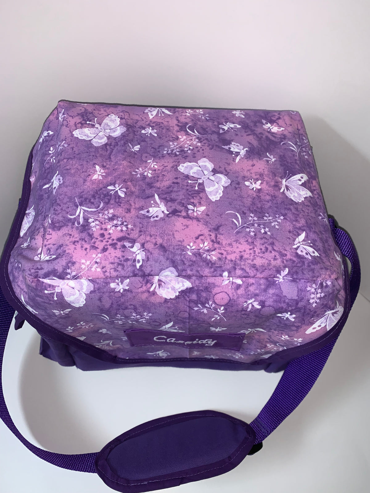 Suction Machine Carrying Case - Purple Butterfly