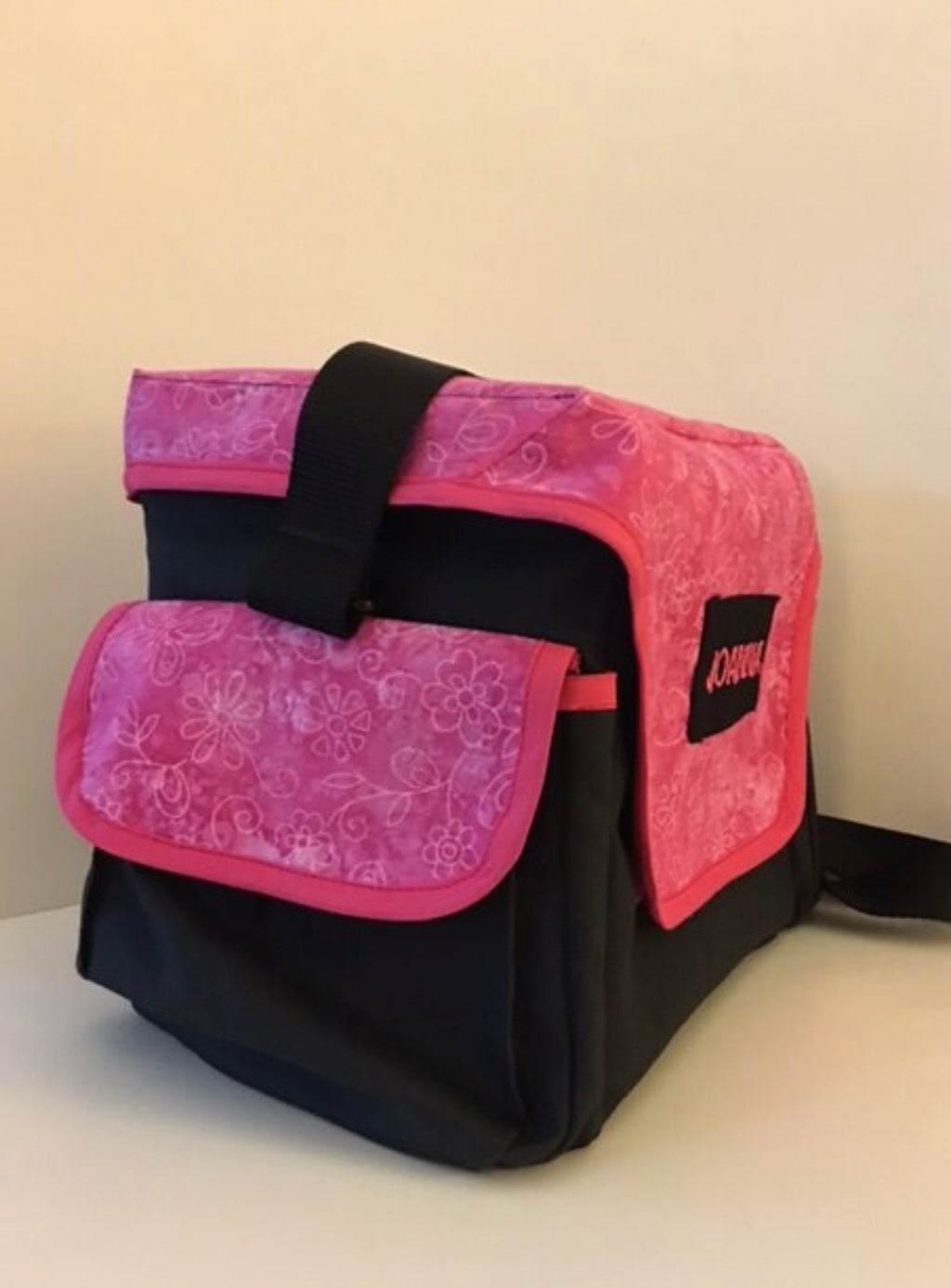 Suction Machine Carrying Case - Two Tone with Flowers