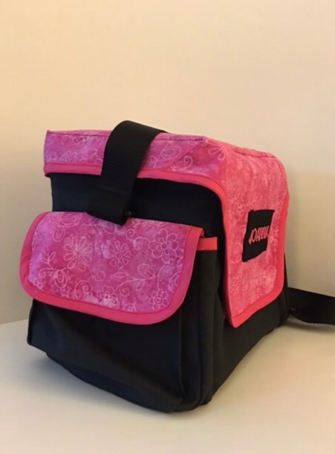 Suction Machine Carrying Case - Two Tone with Flowers