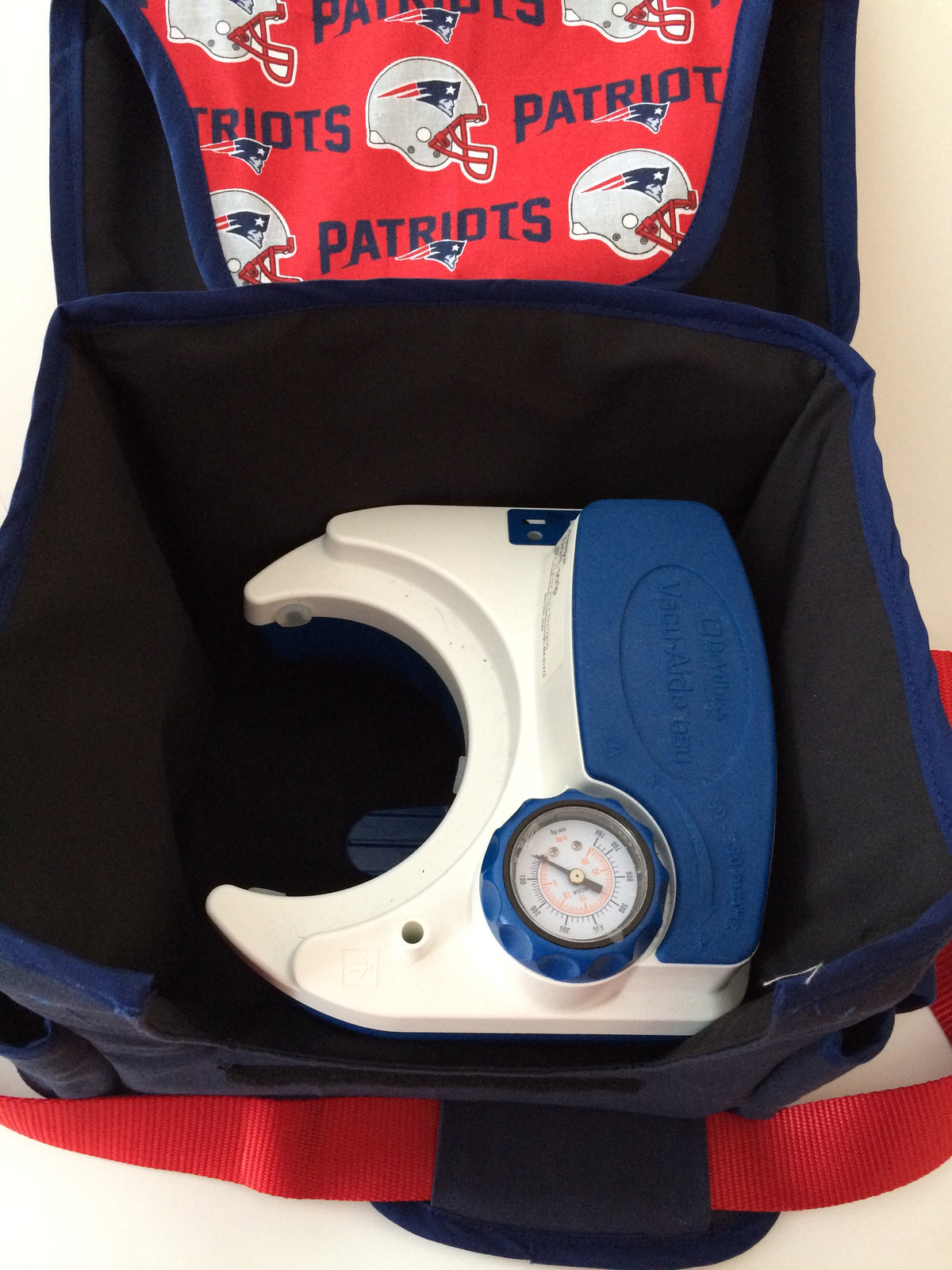 Suction Machine Carrying Case - NE Patriots (red)