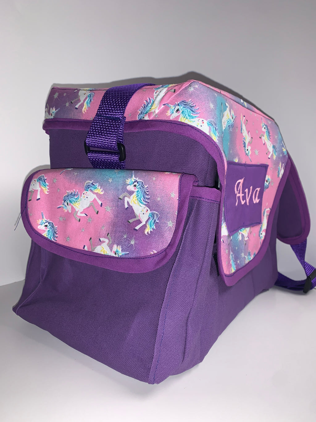 Suction Machine Carrying Case - Unicorn (Pink & Teal/Purple)