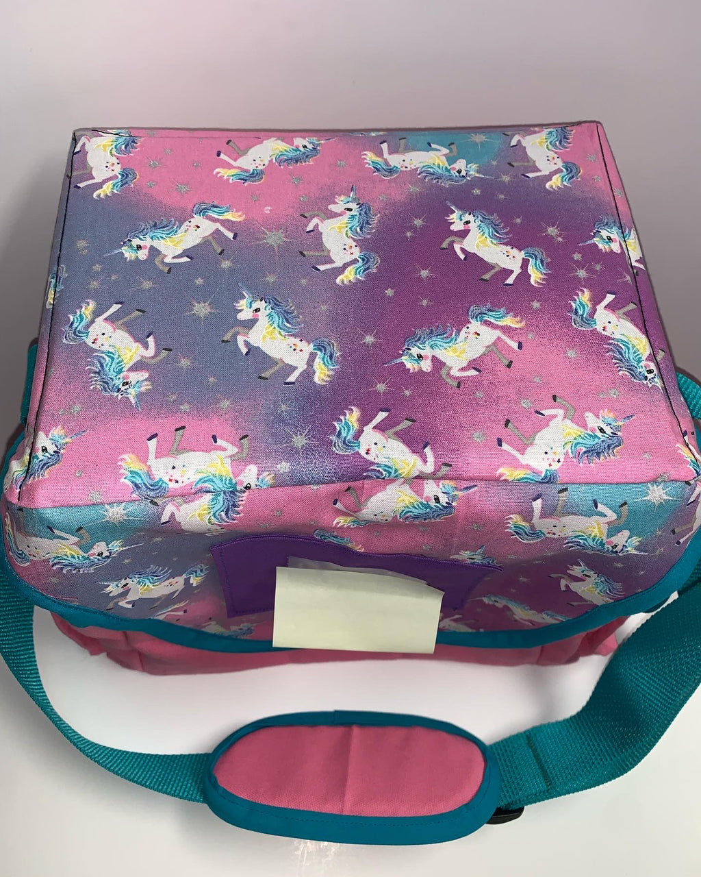 Suction Machine Carrying Case - Unicorn (Pink & Teal/Pink)