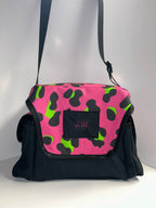 Suction Machine Carrying Case - Neon Pink & Lime Green Leopard