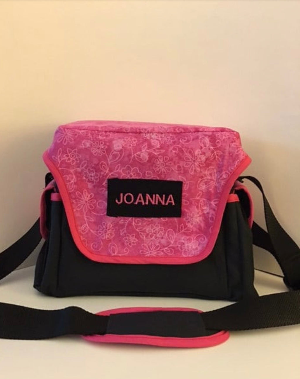 Suction Machine Carrying Case - Two Tone with Flowers