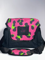 Suction Machine Carrying Case - Neon Pink & Lime Green Leopard