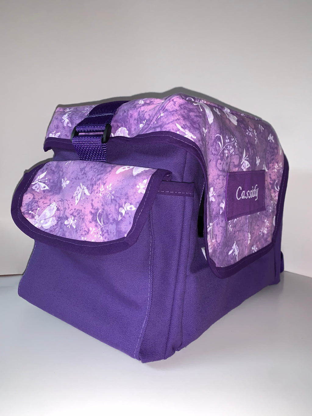 Suction Machine Carrying Case - Purple Butterfly