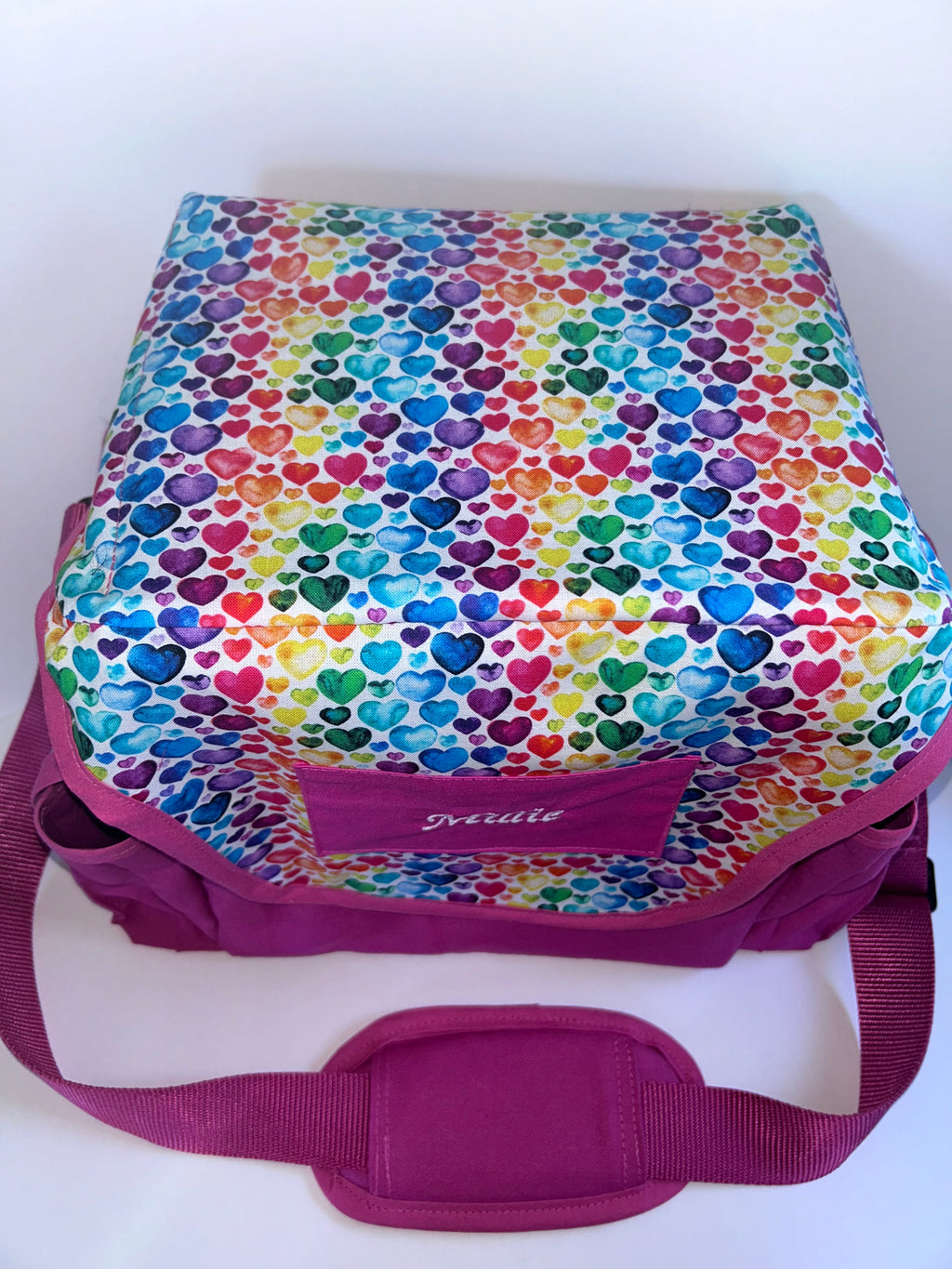 Suction Machine Carrying Case - Multi Colored Hearts