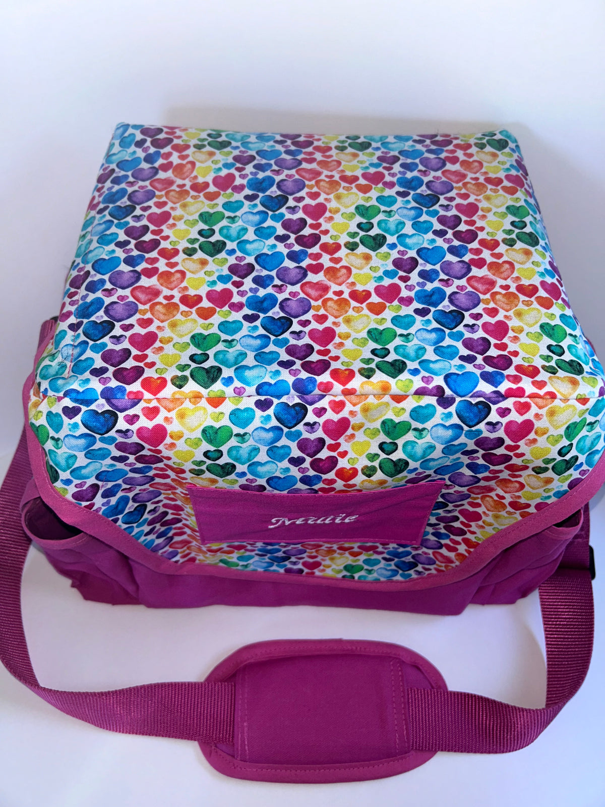 Suction Machine Carrying Case - Multi Colored Hearts