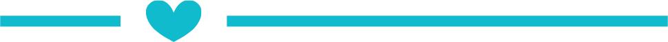 Sky Blue heart with line 1